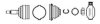 FARCOM 134616 Joint Kit, drive shaft